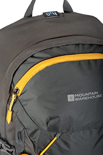 Mountain Warehouse Pace 30L Rucksack - Hydration Compatible Backpack, Airflow Back System Rucksack, Packaway Rain Cover - For Travelling, Camping, Hiking Grey — view 5