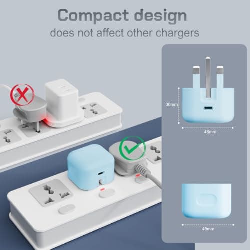 for iPhone 17 16 15 Charger, USB C Fast Charging Adapter with 2M Cable — view 2