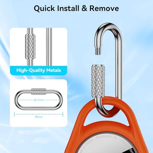 For AirTag Holder,Waterproof Airtag keyring for Apple Airtag 2(Gen 1&2) — view 6