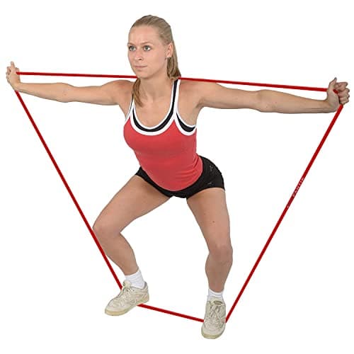 PANTIK Resistance Band for Women and Men Pull up Bands Exercise Loop Band for Body Stretching Powerlifting Yoga Pilates Resistance Training (Red: 15-35 lbs) — view 2