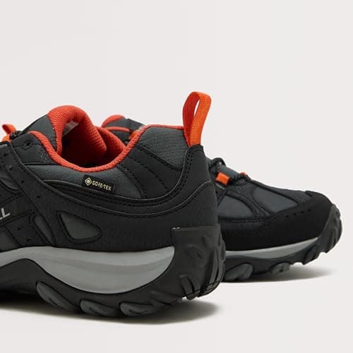 Merrell Men's Accentor Sport 4 Gore-TEX Walking Shoe, Waterproof, Suede and Mesh Upper, EVA Midsole, Rubber Outsole (Black/Red, UK Footwear Size System, Adult, Men, Numeric, Medium, 9) — view 6