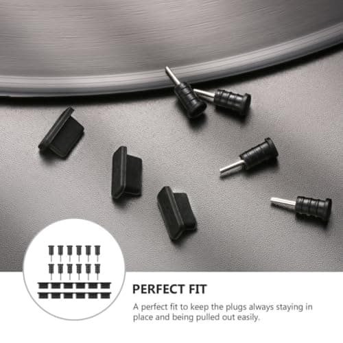 Zerodeko Type C Dust Plug Covers for USB Jack and Port, 12 Pairs — view 6