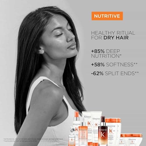 Kérastase Nutritive Travel-Size Discovery Gift Set, Hydrating Shampoo, Conditioner and Blow Dry Milk, Richly Nourishing Routine For Dry Hair, Protein Enriched Formula with Niacinamide — view 4
