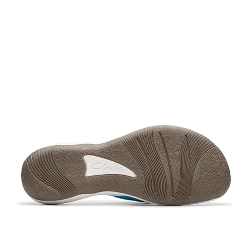 Clarks Women's Breeze Sea Flip-Flop, Turquoise Ombre, 6 UK — view 4