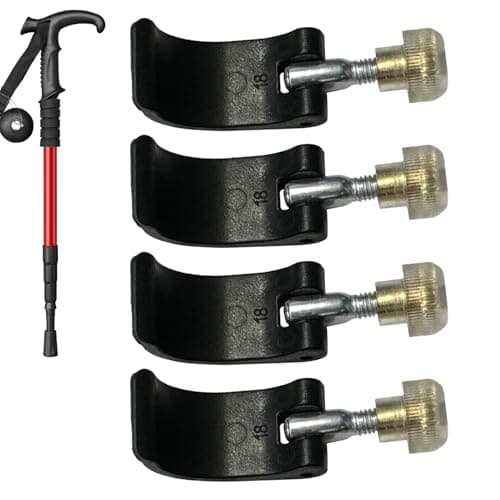 Acunny Replacement Parts for Hiking Poles - Lock Handle for Walking Pole, Quick Release with Nuts for Climbing Pole - Fixing Part for Hiking Camping Climbing