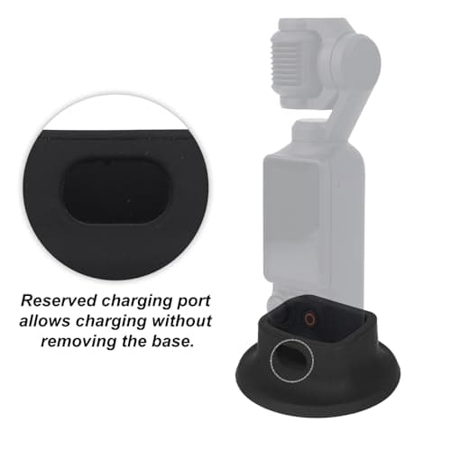 Mini Tripod for DJI Osmo Pocket 3 Portable Tripod Stand Black Mount — view 5