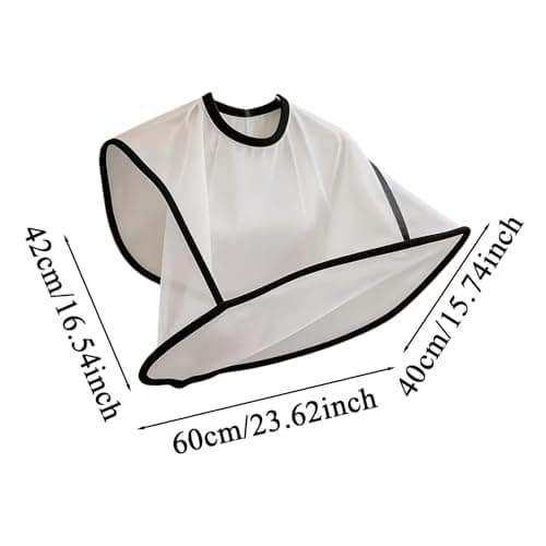 Beard Apron Foldable, Waterproof Shaving Bib – Beard Trimming Catcher with Hair Tray, M-essFree Sink Grooming Cape, Non-Stick Polyester, for Men Dad, Home Bathroom Salon, Easy Clean & Storage — view 5