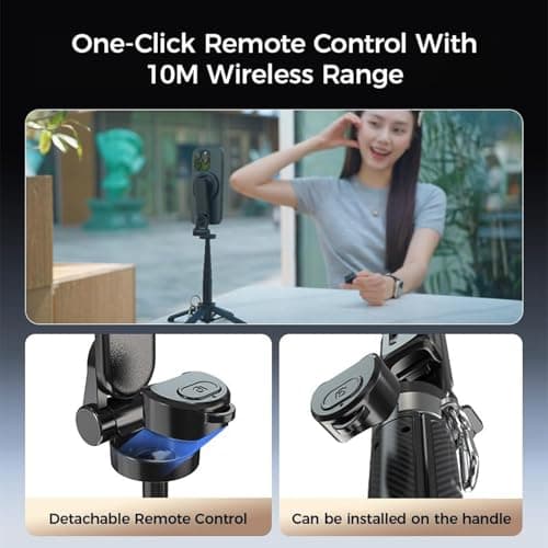 4-in-1 Multifunctional Magnetic Selfie Stick, 2025 New 360° Rotation Phone Tripod with Wireless Remote for iPhone & Android, Phone Stand for Video Recording & Vlogging - Portable Travel — view 5