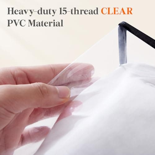 Lifewit 4 Pack Clear Storage Bags, 40L Plastic Clothes Storage Bags — view 2