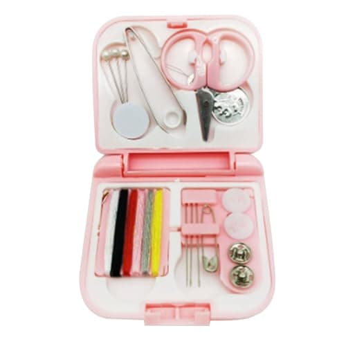 Chrees Compact Sewing Kit for Travel Repairs and Emergency Fixes (Pink) — view 5