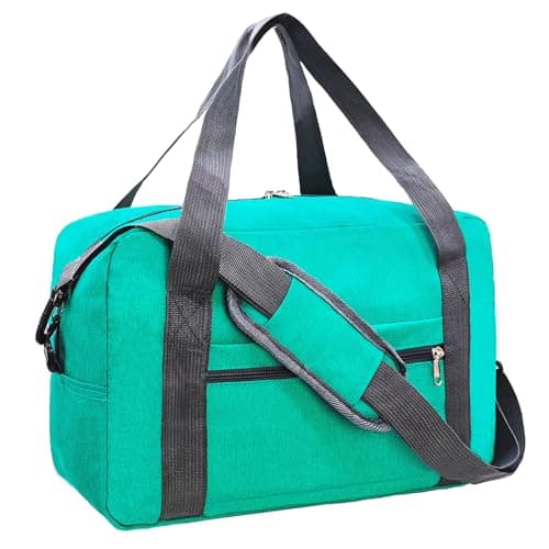 for Easyjet Airlines Cabin Bag 45x36x20 cm Underseat Travel Foldable Duffel Bag Holdall Tote Bags Overnight Carry on Luggage for Women and Men(30L, Teal)