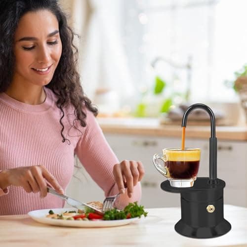 Tktouci Drip Coffee Maker Aluminum Tube Food-Grade Compact Pot — view 2