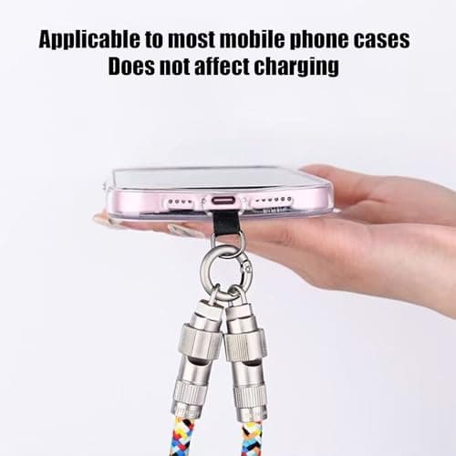 Knowlife Phone Lanyard Anti Theft | Portable Charging Cable,Fast Charger Cable 2-in-1 for Home Travel Tablet Smartwatch, Anti-Theft Smartphone Lanyard — view 5