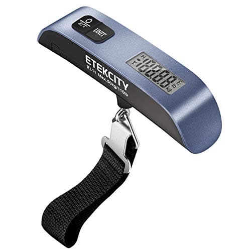 Etekcity Luggage Scale, Digital Portable Handheld Suitcase Weight for Travel, Blue, 1 Pack, 1 Pack