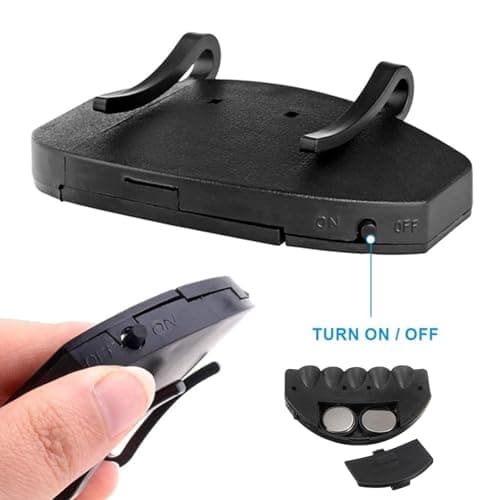 LED Hat Light - ABS, 3.3x1.9x0.9in 5-LED Portable Flashlight | Waterproof — view 6