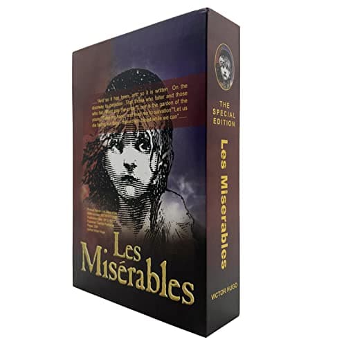 Real Paper Transfer Book Safe for Jewellery, and Hollow with Hidden Compartment, Key and Combination Lock (Les Miserables, Combination Lock) — view 3