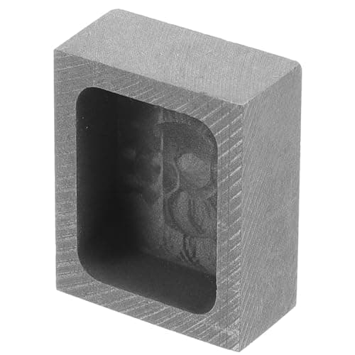 MUSISALY Jewelry Making Kits Casting Molds for Metal Graphite Crucible Mold Suitable for Emergency Heat or Cold Use in Metal Melting