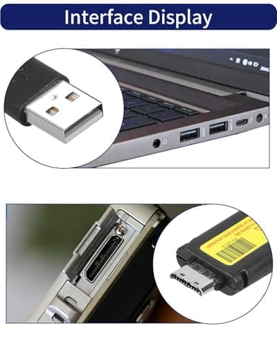 USB Charger for Samsung Digital Camera Data Sync SUC Cable for ES Series — view 6