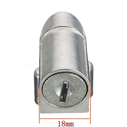 Electric Bike Battery Case Power Lock with 2 Keys,Anti Theft Safety Locks Ebike Cylinder Lock,Compatible with Motorcycle Electric Bike Scooter E-Bike — view 3