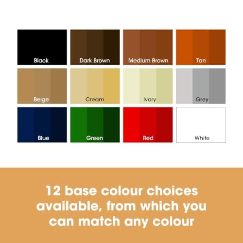 Furniture Clinic Complete Leather Repair Kit (Beige) -12 Colour Options for Sofas, Car Seats - Matches All Shades of Leather - Patch, Fill & Touch up Scratches, tears and Other Damaged Areas — view 3