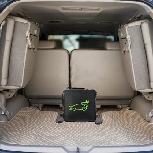 ifundom Portable Made Cable Bag Spacious Ev Storage with Charging Interior and Versatile Design, of Sturdy Oxford Cloth and Cotton Organising Ev Charger Cables for Car Travel — view 4