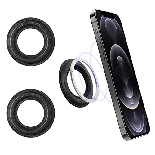 Nillkin Magsafe Wall Mount Magnetic Shower Phone Holder, 2 Pack Magnetic Sticker Cell phone Stand for iPhone 16 15 14 13 12 Pro Max/Pro, Magsafe Phone Mount for Car, Kitchen, Mirror, Bathroom, Black