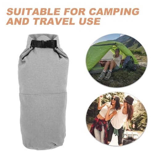 Outdoor Oil Lamp Bag Portable Canvas Organizer for Camping Travel — view 3