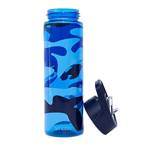 Smash Water Bottle with Straw 700ml- Camo — view 3