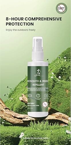 Mosquito Repellent Spray – Plant-Based Ingredients, DEET-Free Formula, 100ml – Gentle and Skin-Safe Insect Repellent for Kids & Adults – Quick-Dry Bug Spray for Outdoor Use, Travel & Camping — view 2