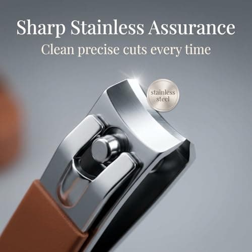 OZRIC Luxury Manicure Set – 5 Piece Stainless Steel Nail Clipper Kit — view 3