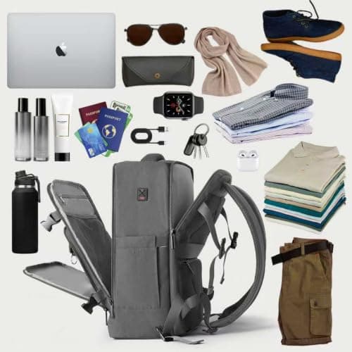 ZHXX for Easyjet Cabin Bag 45x36x20, Waterproof-Resistant Carry-ons Underseat Cabin Bag, Anti-Theft Design, Fits 15.6 Inch Laptop, Travel Backpack for Men & Women — view 5