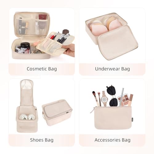 BAGAIL Packing Cubes for Suitcase 8 Set, Lightweight Luggage Packing Organizers Packing Cubes for Travel Accessories — view 3