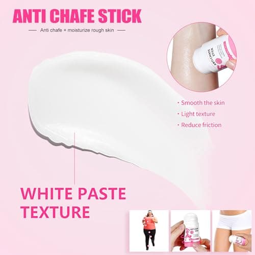 Anti Chafe Balm, Anti Chafing Stick for Thighs, Groin and Underarms, Soothing Chub Rub Stick With Beewax & Shea Butter, Waterproof Skin Protector, Reduce Friction Chafing Cream — view 5