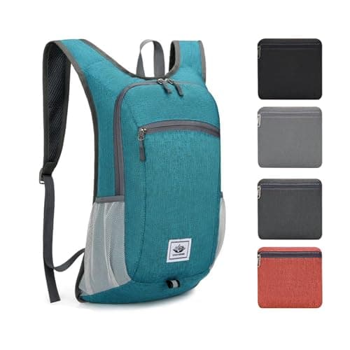 ROEOWENE 15L Foldable Ultralight Waterproof Hiking Backpack Small Women Men Mini Sports Backpack Outdoor Hiking Backpacks Daypack Daypack Hiking Backpack for Camping Hiking Travel, Green
