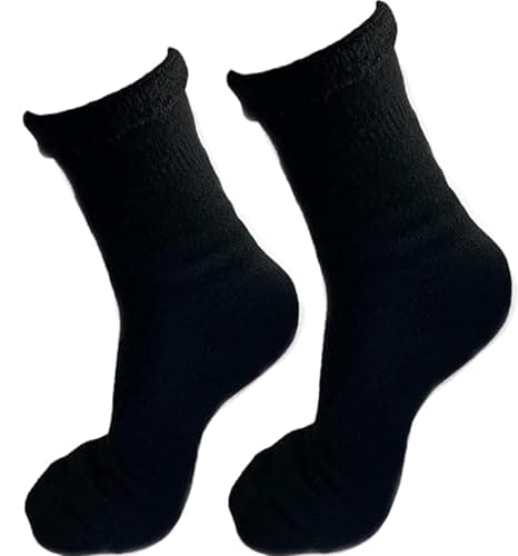 ITRAT® Men's Diabetic Merino Wool Thermal Heated Extra Warm Socks 2.4TOG (-25°C resistant) - Hiking, Walking, Thermal, Athletic, Outdoor Winter Socks (Two Pairs) — view 4