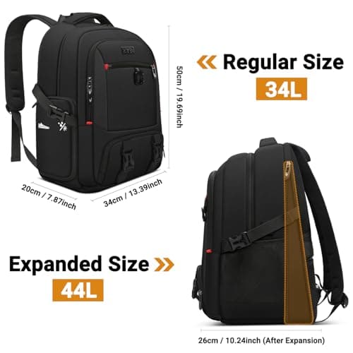 ZYB Laptop Backpack 17.3 Inch Expandable with Shoe Pocket — view 2
