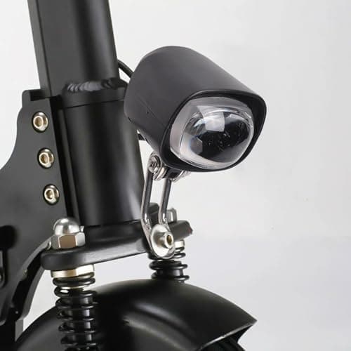 Electric Bike LED Front Light Fit E-Scooter Headlight Weather Resistant Bicycle Lamp for Urban Travel 36-60V 63x49x47mm — view 3