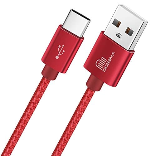 TheMax USB Wall Charger with USB-C Cable – Fast Charging Adapter Safe, Compact, High-Speed Charging Compatible for Samsung, Pixel, Android, and Tablets and More (1m Cable Included) Red — view 4