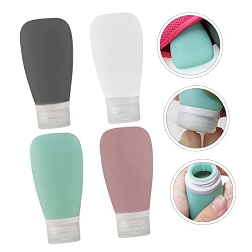 Silicone Refillable Lotion Containers 38ml 4 Pack for Travel — view 6