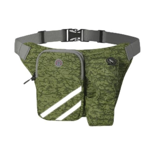 Fanny Bag Adjustable Workout Travel Fanny Wallet with Water Bottle Holder