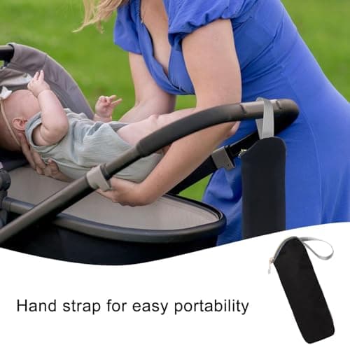 Insulated Bottle Bag for Baby, Bottle Warmer Black Baby Bottles Cooler Bags Portable Travel Thermal Bags for Bottles — view 4