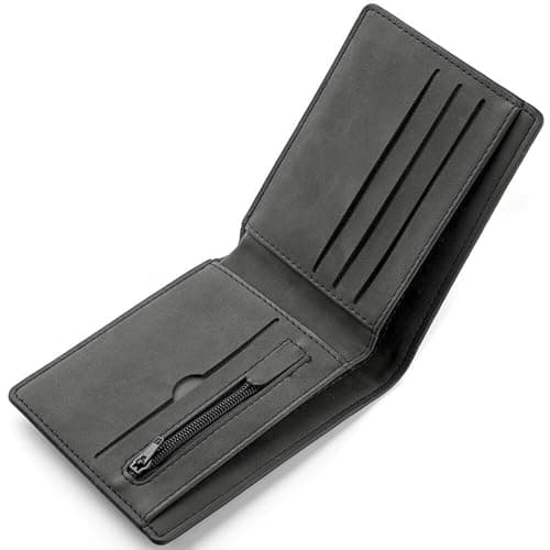 KEYRI 1 PCS Leather Wallets Mens Slim Wallet for Men UK