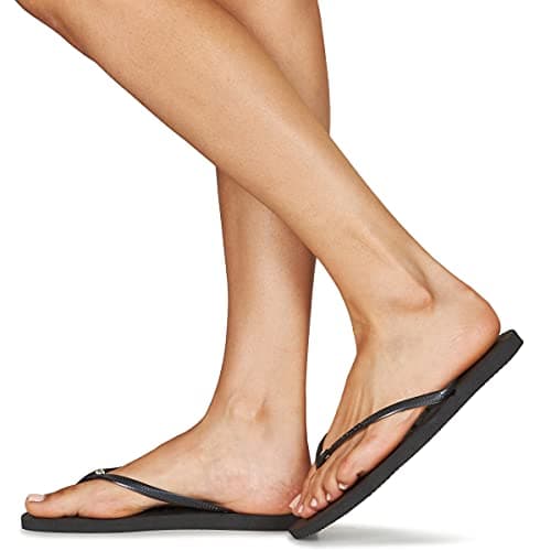 Havaianas Slim Women Flipflop Black 3/4 UK — view 2