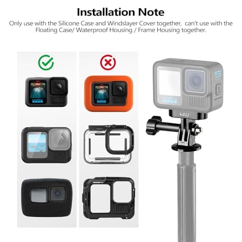 HSU Magnetic Latch Mount Adapter for GoPro Mission 1 Pro and Hero 13 Black — view 5