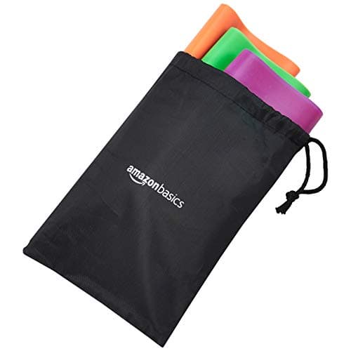Amazon Basics TPE Resistance Band, 3 Piece Set, 1500mm, Multicolor — view 4