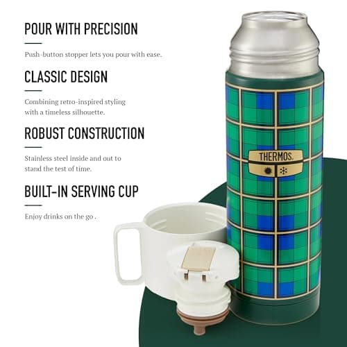 Thermos Revival Retro Green Drinks Flask (500ml) 18h Hot | 24h Cold — view 3
