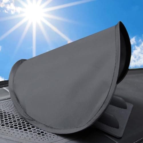 HEIBTENY Car Phone Mount Sunshade Visor Clip for Dashboard with Metal Frame and Fabric Cover Compatible with Most Smartphones — view 5