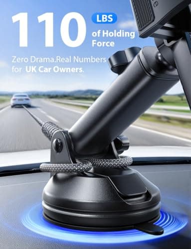 LISEN Car Phone Holder, Mobile Dashboard Phone Holder for Cars Air Vent — view 3