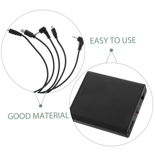 AUTSUPPL External Power Supply with Six Jacks for Safe Box and Door Lock, Plastic Battery Backup Box with Long Battery Life and High Security for Scenarios — view 3