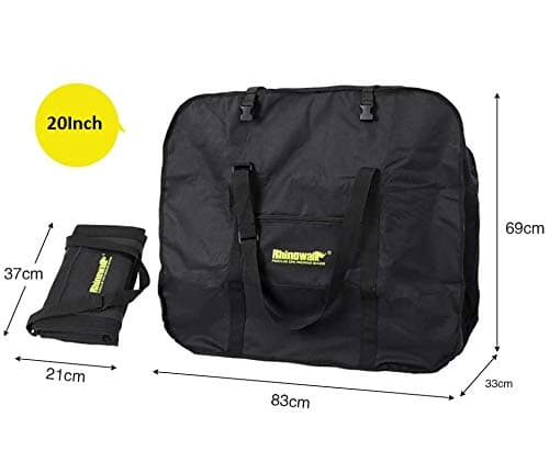UBORSE Folding Bike Carry Bag 20 Inch Bicycle Storage Bag Transport Case Outdoors Travel for Mountain Bike — view 2